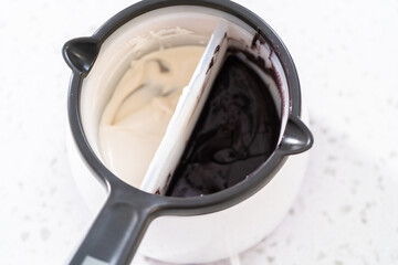 Halloween chocolate-covered pretzel rods