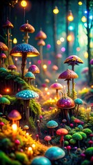a screensaver for your phone, a postcard, a fabulous and magical forest