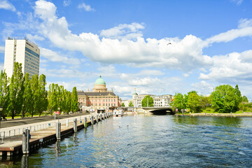 Naklejka premium Hafenbecken in Potsdam