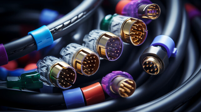 Fiber Optic Cables, Fast Internet, High Quality, 4K, Reliable Internet, Networking Infrastructure