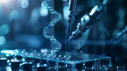 gene editing technology using crispr-cas9 system, gene treatment innovation