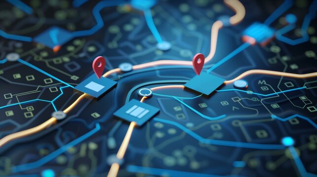 Delivery route optimization for efficient faster shipment, delivery platform faster efficient