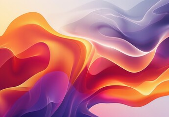 Obraz premium A smooth-shaped abstract background.