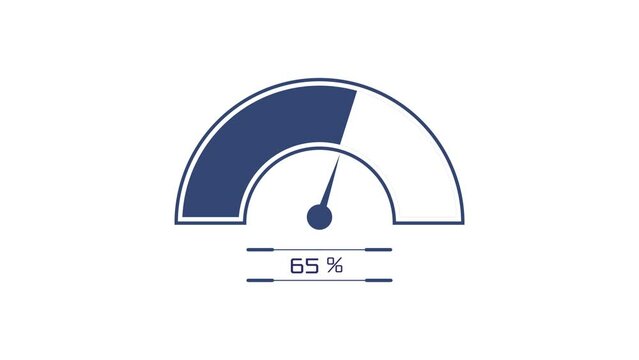 simple indicator curve with border for loading animation video , footage of motion graphic animated 2d vector illustration design with blue color
