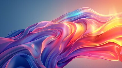 Fototapeta premium Colorfulç»¸ç¼Ž