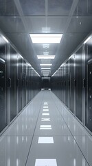 the server room in the data center