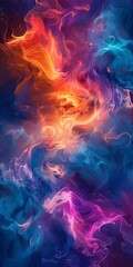 Fototapeta premium Colorful Flames