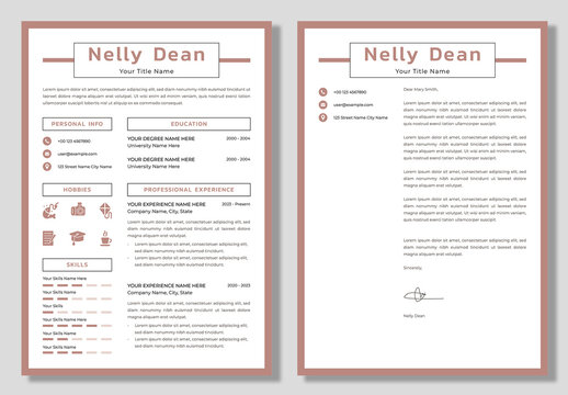 Clean Minimalist Resume Layout