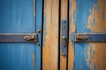 old wooden door