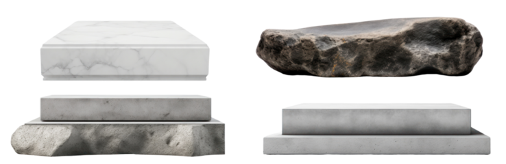 marble product podium stand set