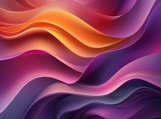 Obraz premium Colorful Wavy Lines