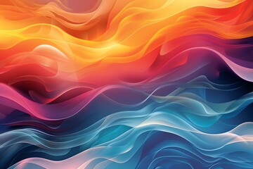 Obraz premium Colorful Waves