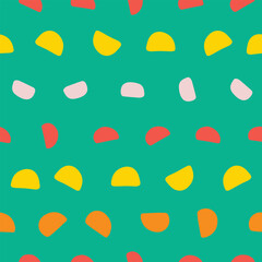 Colorful Geometric Abstract Pattern Retro Vintage