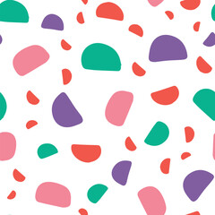 Abstract patterns, geometric shapes for textiles, prints. Modern art