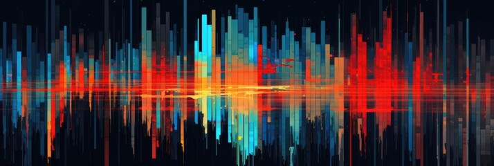 bright colorful pixel background