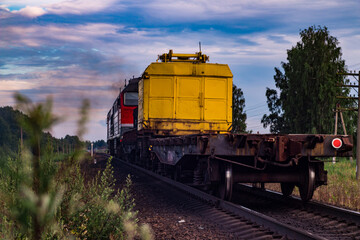 Evening Freight Train