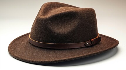 Modern Technology Concept - Smart Hat with Integrated Digital Display for Data Visualization and Communication