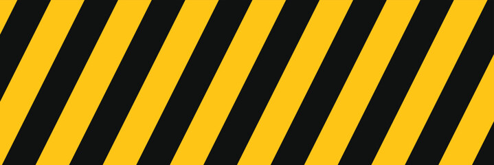 Warning yellow black diagonal stripes line. Safety stripe warning caution hazard danger road vector sign symbol.  Vector illustration . EPS 10 