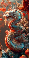 Obraz premium Dragon Dance