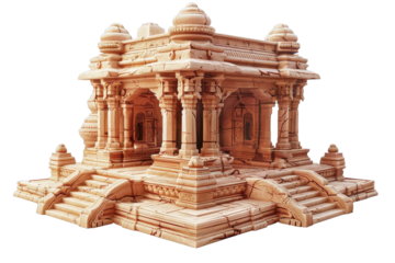 [Transparent Background PNG]ancient indian temple