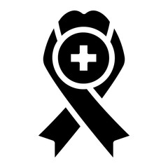 hiv glyph icon