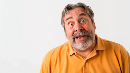 Obraz premium portrait of a surprised man