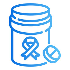 drug gradient icon