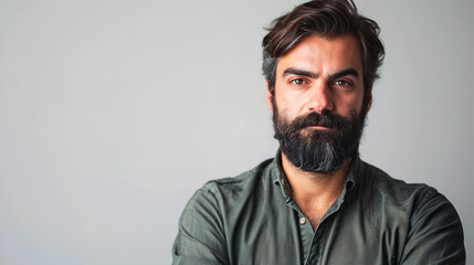 Obraz premium portrait of a serious man