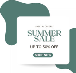 Abstract summer Sale Instagram Post
