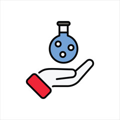 Lab vector icon