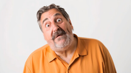 Obraz premium confused old man