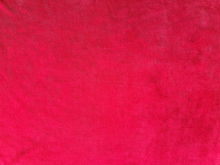 Background and texture of a red towel.