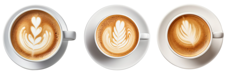 Coffee tray drink cup mug set