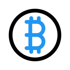 bitcoin line color icon