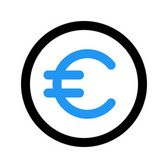 euro line color icon