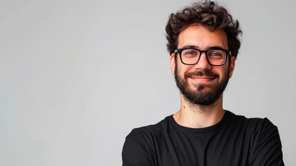 Obraz premium portrait of a man in glasses