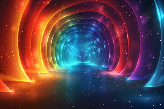 Rainbow Light&aelig;&scaron;&circ; Tunnel