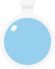 light blue liquid bottle, azure serum