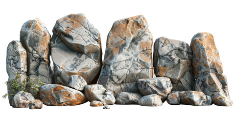 [Transparent Background PNG]Rock Formation Isolated on transparent background