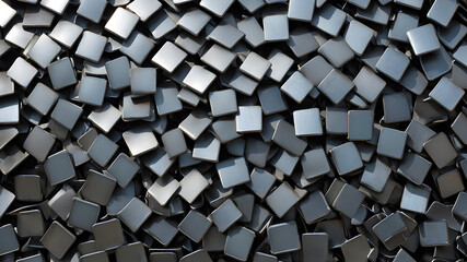 Shiny iron steel background pattern, Generative AI