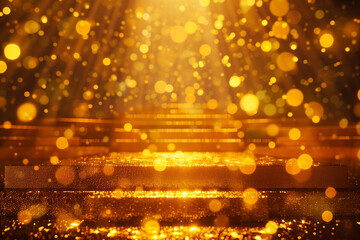 golden christmas background