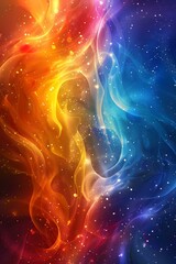 Fototapeta premium Fire and Ice