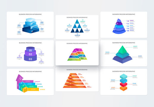 Business Process Infographic Design Template