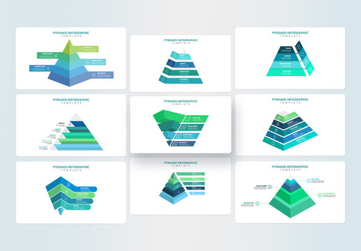 Pyramid Infographic Template Design