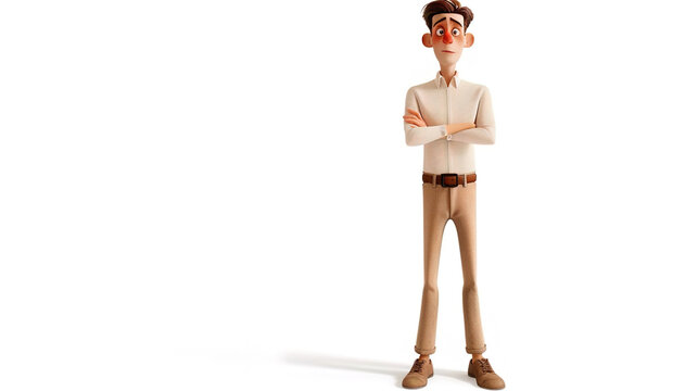 cartoon man