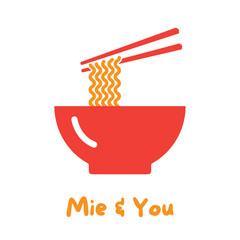 noodle restaurant logo design for graphic designer or owner shop