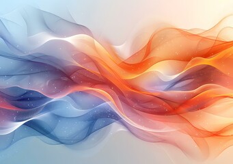 Wavy colorful abstract background