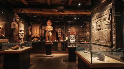 museum with artifacts