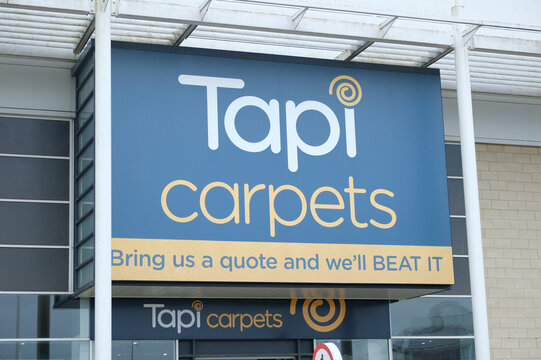 LONDON-  Tapi Carpets on Brent South Shopping Park in NW2 north west London