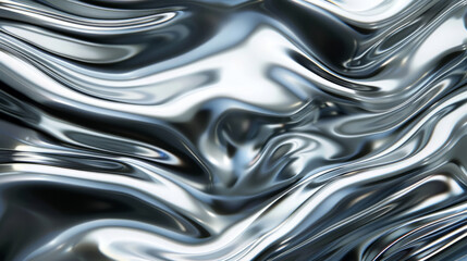 abstract silver liquid metal background, 